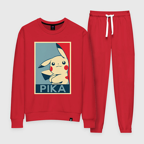 Женский костюм Pika obey / Красный – фото 1