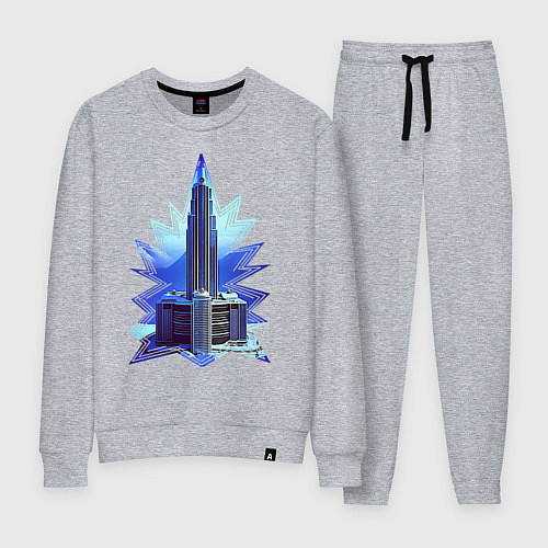 Женский костюм Небоскрёб / Меланж – фото 1