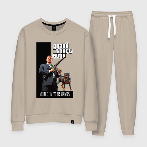 Женский костюм GTA Майкл де Санта / Миндальный – фото 1