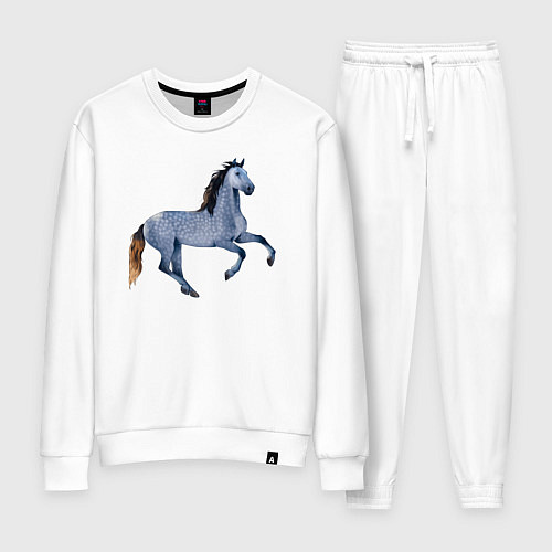 Женский костюм Андалузская лошадь / Белый – фото 1