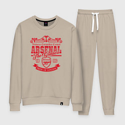 Костюм хлопковый женский Arsenal 1886, цвет: миндальный