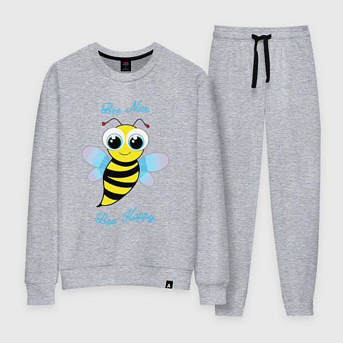 Женский костюм Будь милым и счастливым / Меланж – фото 1