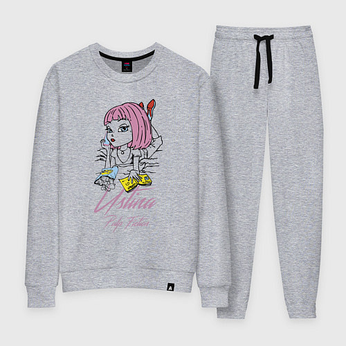 Женский костюм Ustina - pulp fiction / Меланж – фото 1