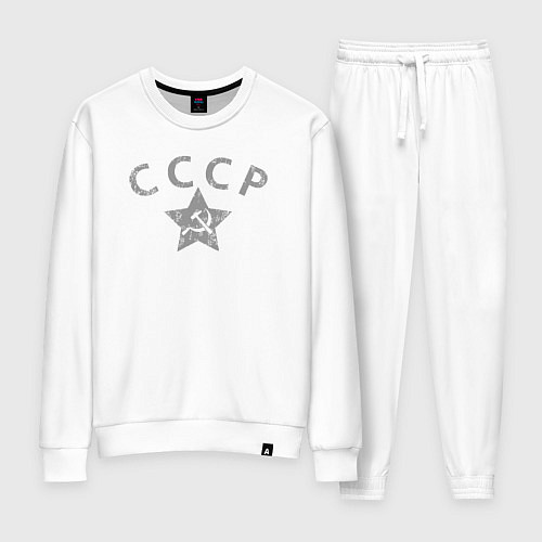 Женский костюм СССР grey / Белый – фото 1