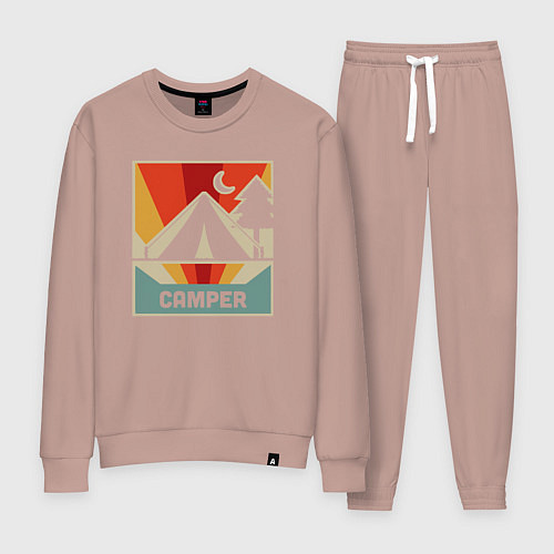 Женский костюм Кемпер / Пыльно-розовый – фото 1