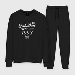 Костюм хлопковый женский Fabulous since 1993, цвет: черный