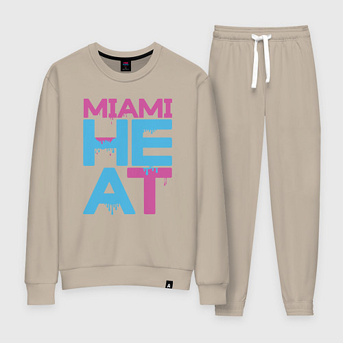 Женский костюм Miami Heat style / Миндальный – фото 1