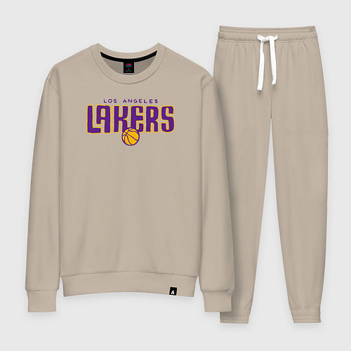 Женский костюм Team Lakers / Миндальный – фото 1