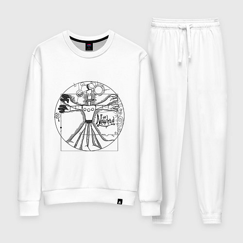 Женский костюм Витрувианский Неверь в худо / Белый – фото 1