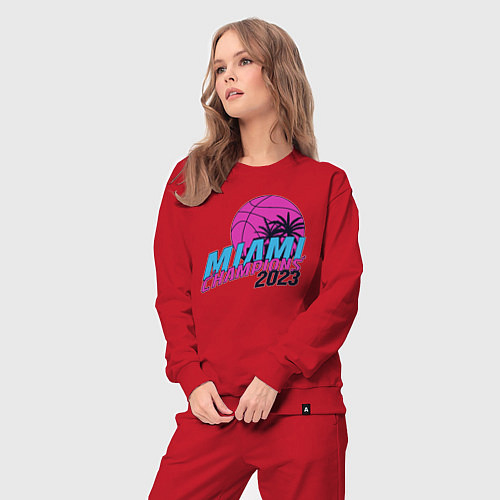 Женский костюм Miami champions 2023 / Красный – фото 3