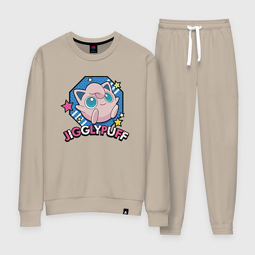 Женский костюм Улыбка покемон Jigglypuff / Миндальный – фото 1