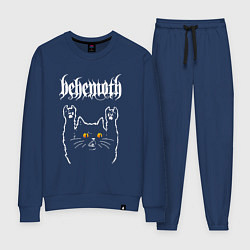 Костюм хлопковый женский Behemoth rock cat, цвет: тёмно-синий