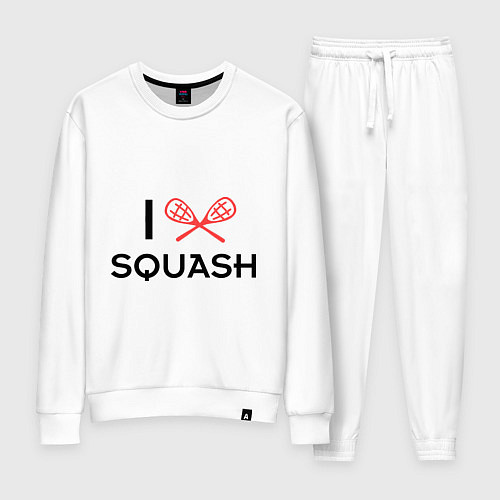 Женский костюм I Love Squash / Белый – фото 1