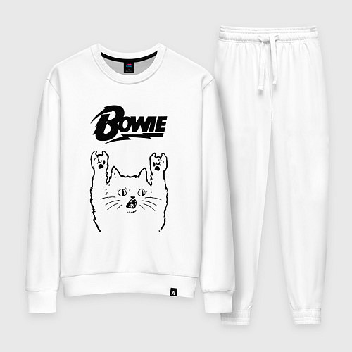 Женский костюм David Bowie - rock cat / Белый – фото 1