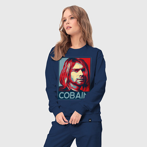 Женский костюм Nirvana - Kurt Cobain / Тёмно-синий – фото 3