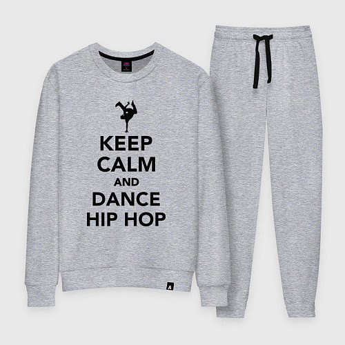 Женский костюм Keep calm and dance hip hop / Меланж – фото 1