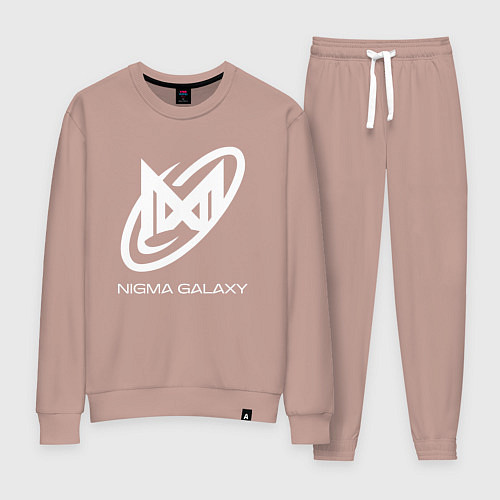 Женский костюм Nigma Galaxy logo / Пыльно-розовый – фото 1