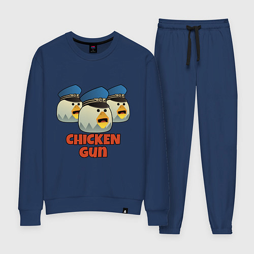 Женский костюм Chicken Gun команда синие / Тёмно-синий – фото 1