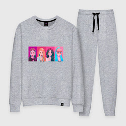 Женский костюм Портреты Black pink
