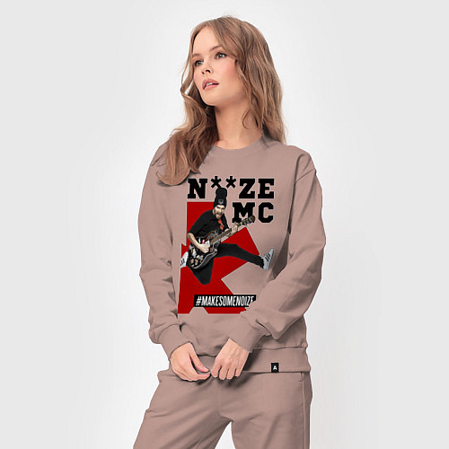 Женский костюм Noize MC - guitarist / Пыльно-розовый – фото 3