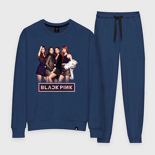 Женский костюм Rose Blackpink kpop / Тёмно-синий – фото 1