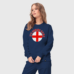 Костюм хлопковый женский Coming home England, цвет: тёмно-синий — фото 2