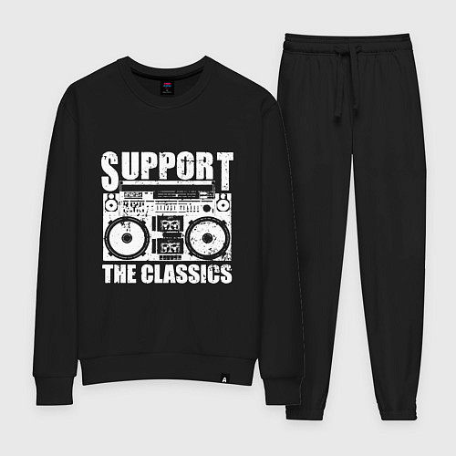 Женский костюм Support the classic / Черный – фото 1