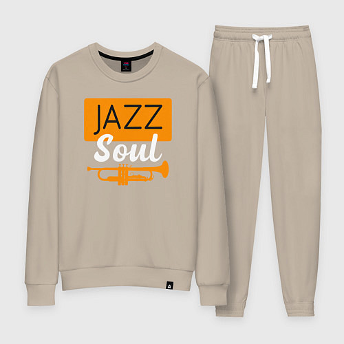 Женский костюм Душа джаза / Миндальный – фото 1