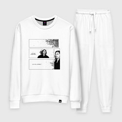 Костюм хлопковый женский Миямото Мусаси бродяга, цвет: белый