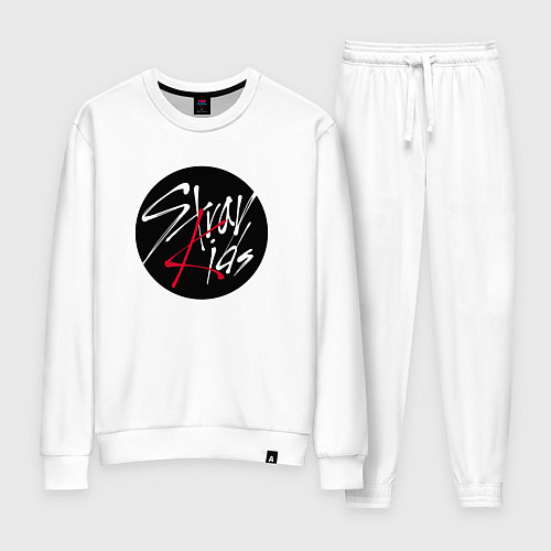 Женский костюм Stray Kids logo / Белый – фото 1