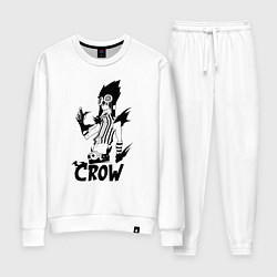 Костюм хлопковый женский Crow- Аниме Bakuman, цвет: белый