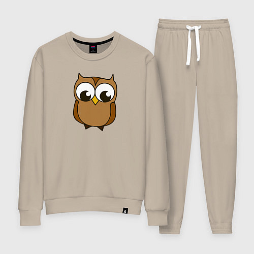 Женский костюм Филин Федя / Миндальный – фото 1