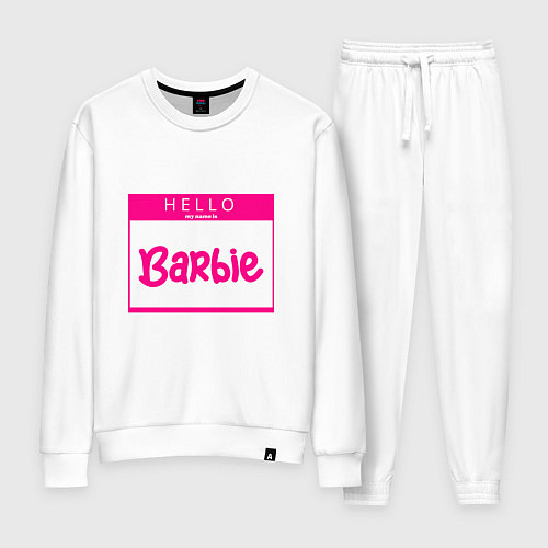 Женский костюм Hello my name is Barbie / Белый – фото 1