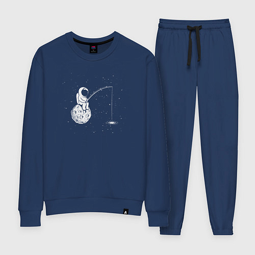 Женский костюм Рыбалка в космосе / Тёмно-синий – фото 1