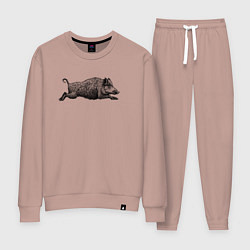 Женский костюм Кабан бежит