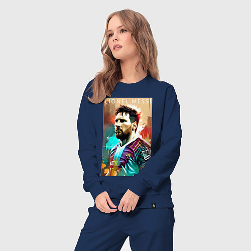 Женский костюм Lionel Messi - football - striker / Тёмно-синий – фото 3