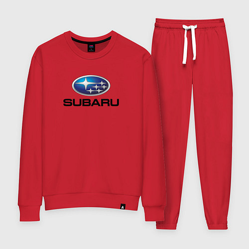Женский костюм Subaru sport auto / Красный – фото 1