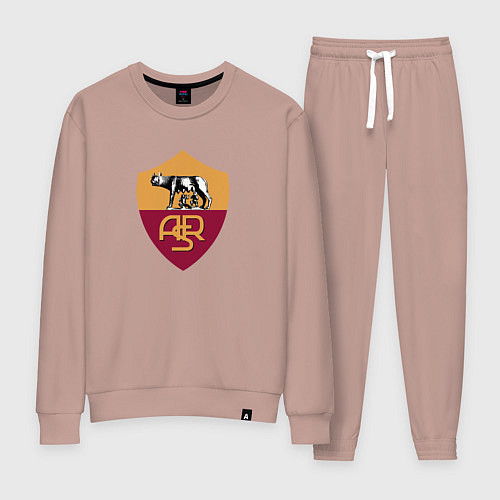 Женский костюм Roma fc club / Пыльно-розовый – фото 1