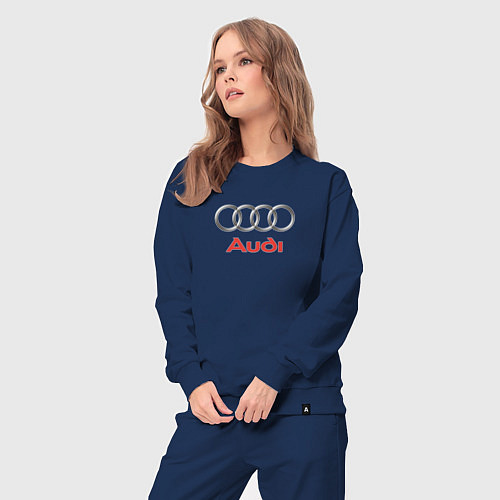 Женский костюм Audi brend / Тёмно-синий – фото 3