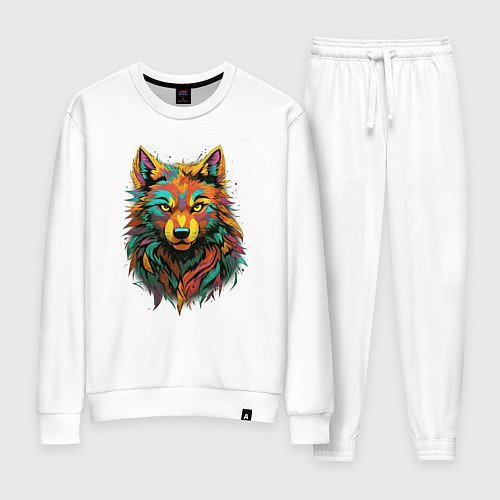 Женский костюм Лис анфас / Белый – фото 1