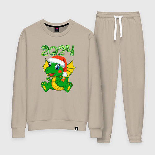 Женский костюм Дракончик 20204 / Миндальный – фото 1