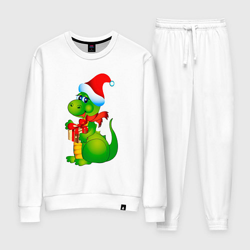 Женский костюм Дракон с подарком / Белый – фото 1