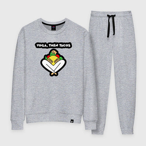 Женский костюм Йога потом тако / Меланж – фото 1