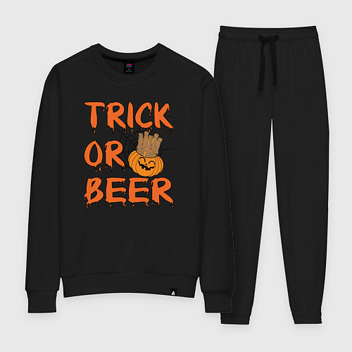 Женский костюм Trick or beer / Черный – фото 1