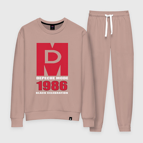 Женский костюм Depeche Mode - Black Celebration album merch / Пыльно-розовый – фото 1
