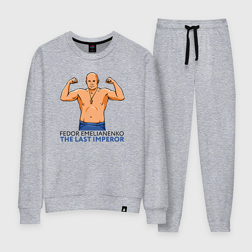 Женский костюм Фёдор Емельяненко боец / Меланж – фото 1