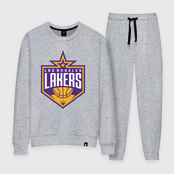 Костюм хлопковый женский Los Angelas Lakers star, цвет: меланж