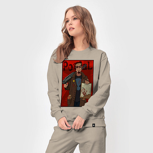 Женский костюм Postal - petition / Миндальный – фото 3