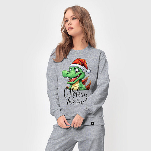 Женский костюм Маленький владыка зимы / Меланж – фото 3