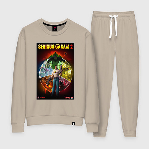 Женский костюм Serious Sam 2 - all bosses / Миндальный – фото 1